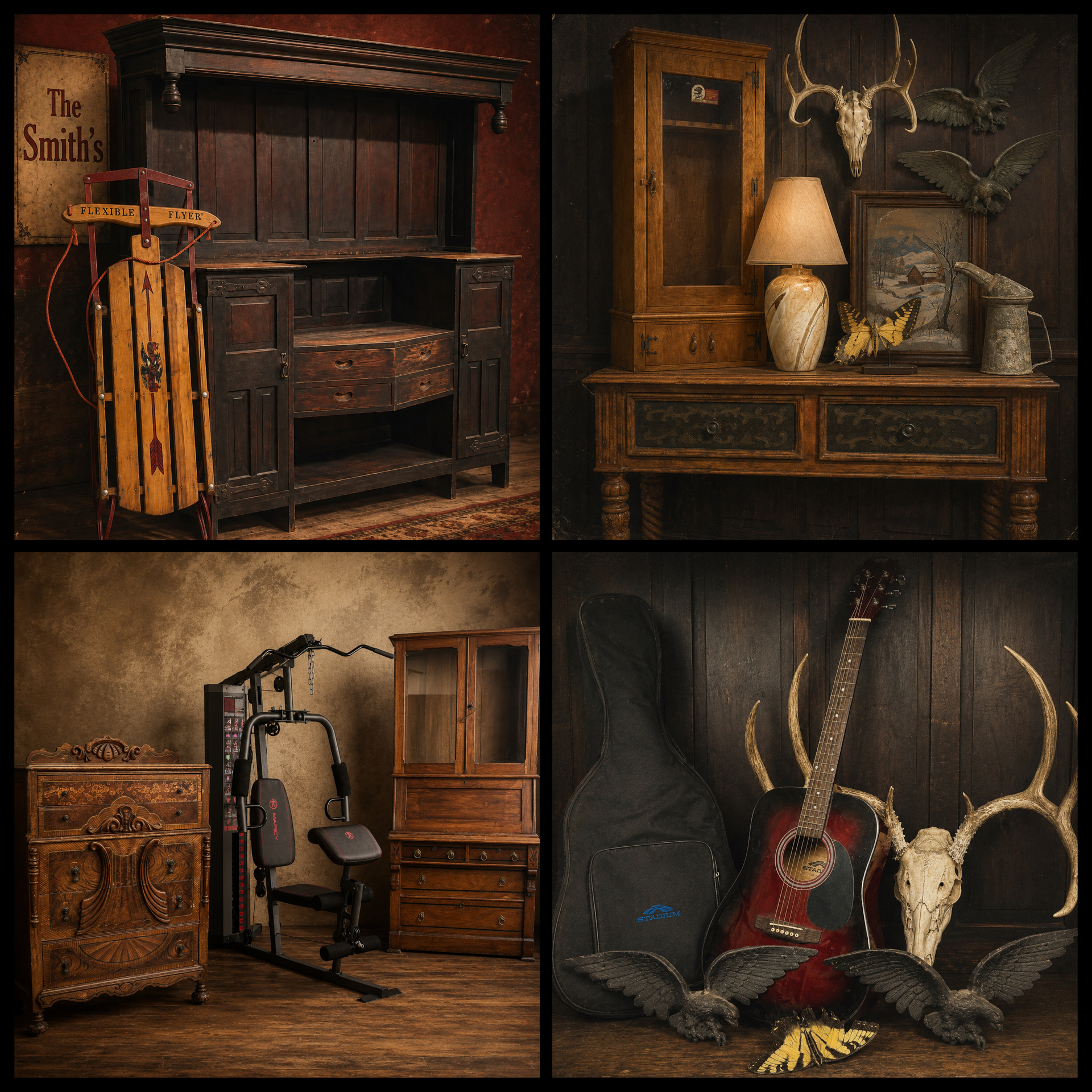 Antiques, Furniture, Household Items, Collectibles